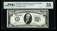 Fr.2000-D*, 1928 $10 Cleveland Star FRN, PMG-55